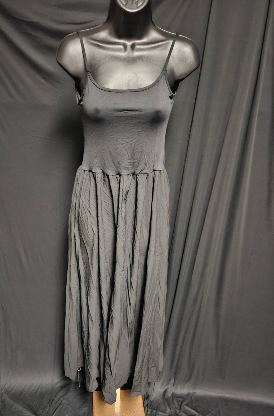 HALARA WOMEN'S SIZE SMALL  TANK SUN DRESS BLACK NWT